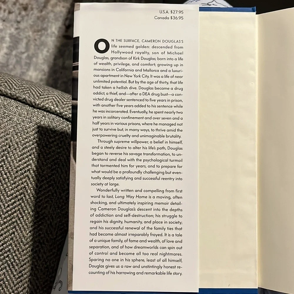 Long Way Home Memoir by Cameron Douglas.